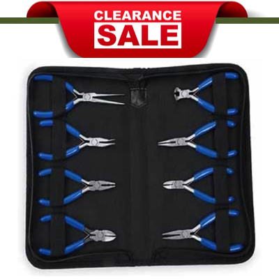 LIMITED SETS LEFT BluePoint BDGMPL845, 8PC Miniature Pliers Set